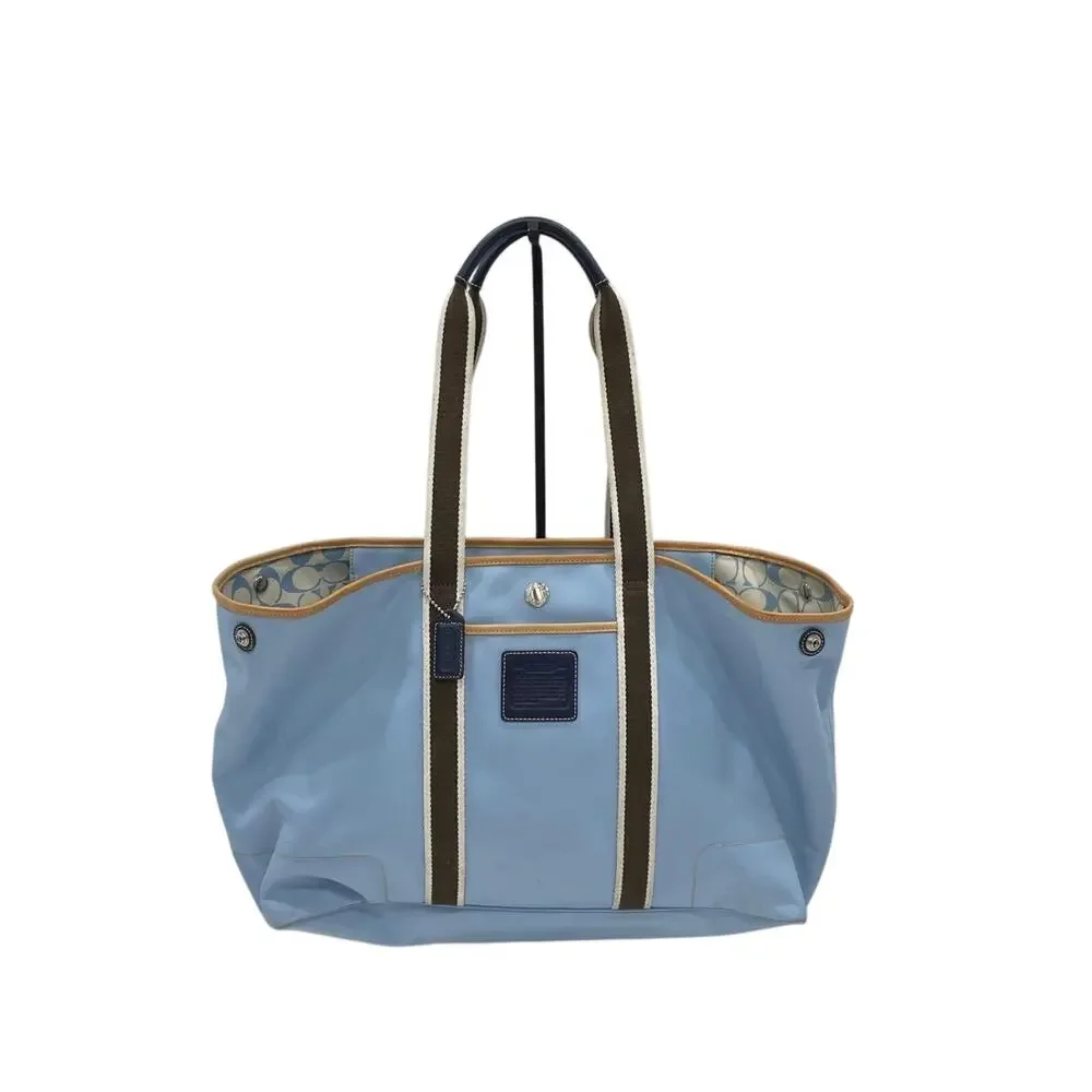 Coach Authentic 5071 Blue Tote Bag